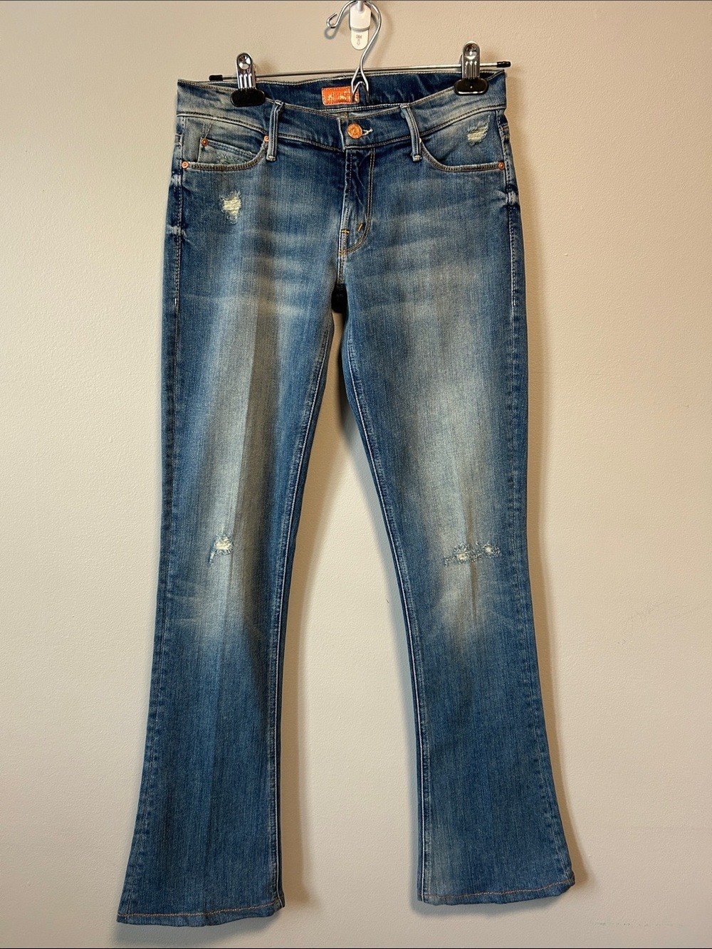 Mother Runaway Flare Jeans Low Rise Size 26